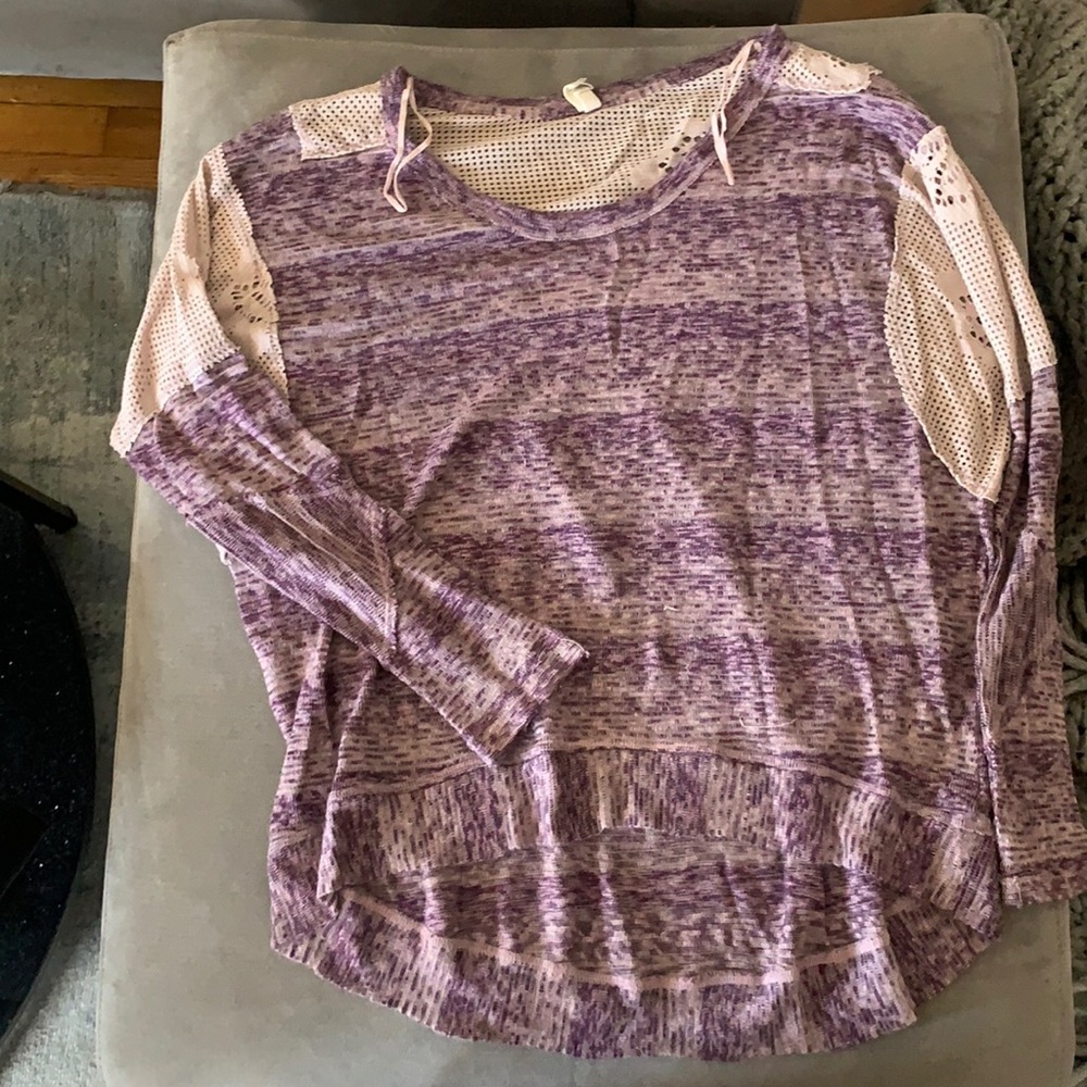 Purple sweater free people